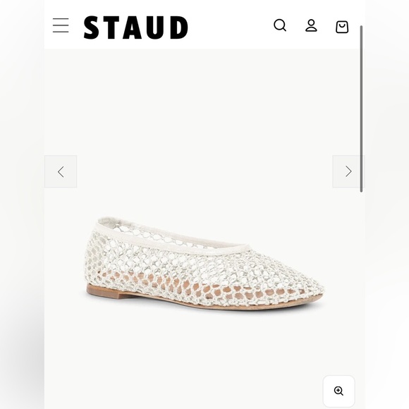 ISO Staud Alba White Flats! - Picture 1 of 1